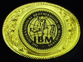 I.B.M. Belt Buckle